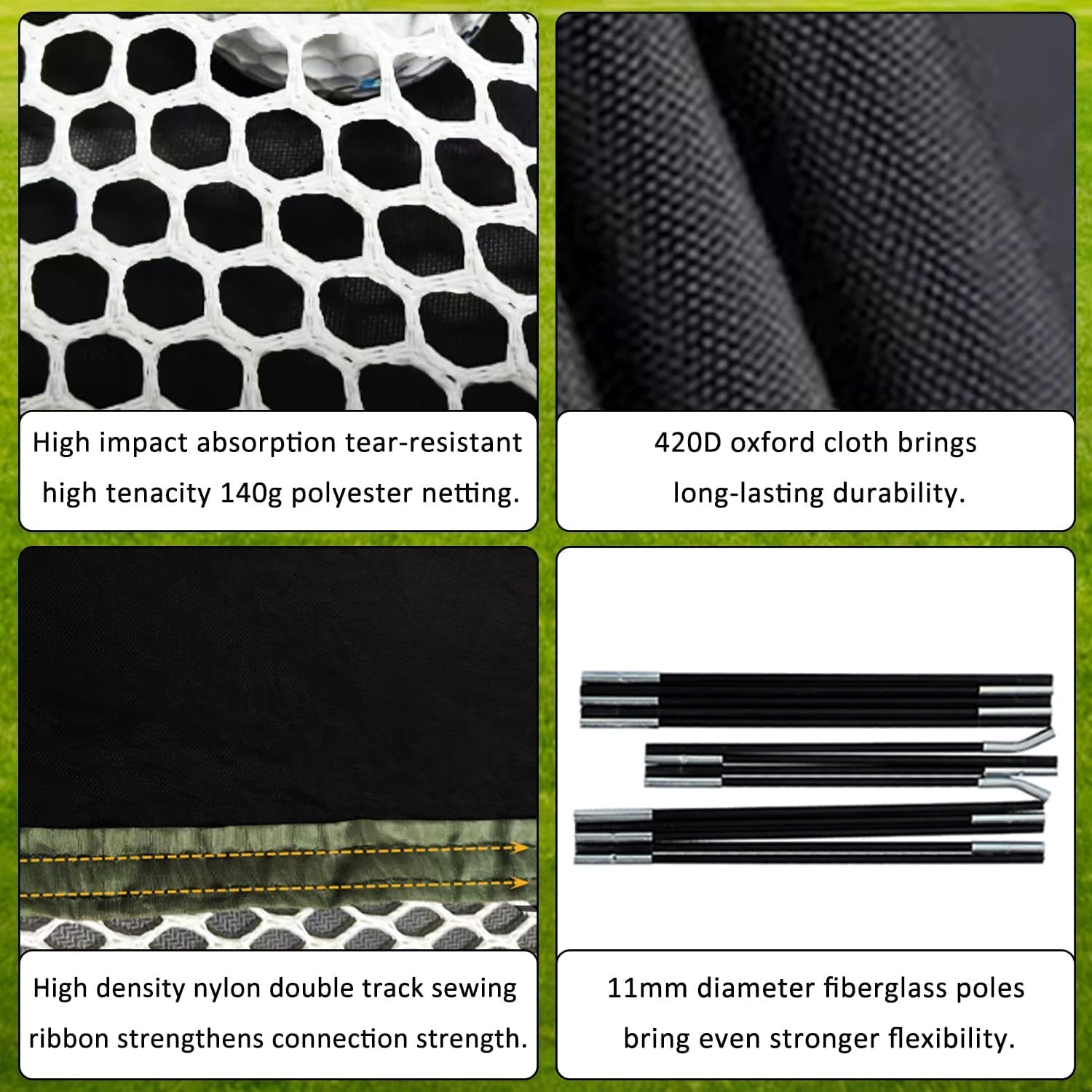 Golf Net,Golf Net Backyard Driving,Golf Driving Range,Golf Set Net,Heavy Duty Dome Golf Practice Net,Golf Practice Hitting Net,Quick Setup with Target Cloth and Carry Bag(Style Optional)