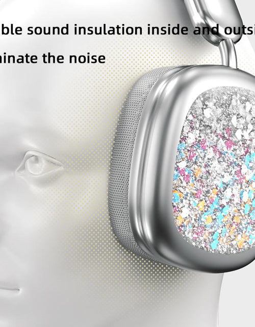 Load image into Gallery viewer, YANUQIA Wireless Over-Ear Headphones with Hi-Fi Stereo Sound and Noise Cancellation, Ideal for Travel, Work, Sports, and Gaming, Featuring Built-In Microphone and Extended Battery Life, Compatible with iPhone, Laptops, and iOS/Android Devices
