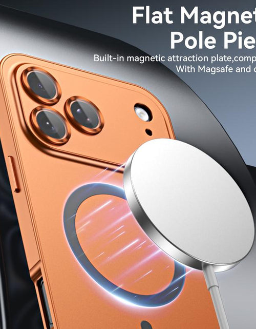 Load image into Gallery viewer, Alloy Aluminum Magnetic Case for iPhone 17 Pro Max, 16, 15, 14, 13, 12 Pro Max and iPhone Air 17 - Ultra-Thin Full Coverage Lens Protection
