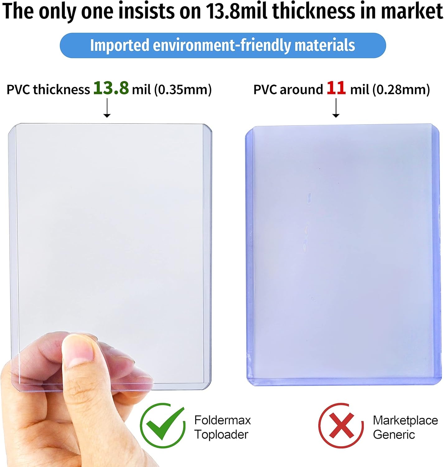 Top Loader Sleeves Baseball Card Sleeves Trading Card Sleeve Baseball Card Protectors Toploader Card Protectors (30 Count)