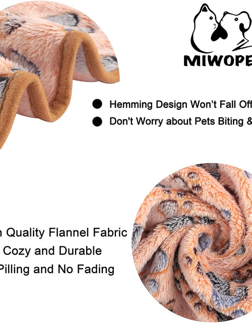 Load image into Gallery viewer, 3 Pack Cat and Dog Blanket Soft &amp; Warm Fleece Flannel Pet Blanket, Great Pet Throw for Puppy, Small Dog, Medium Dog &amp; Large Dog (Medium)

