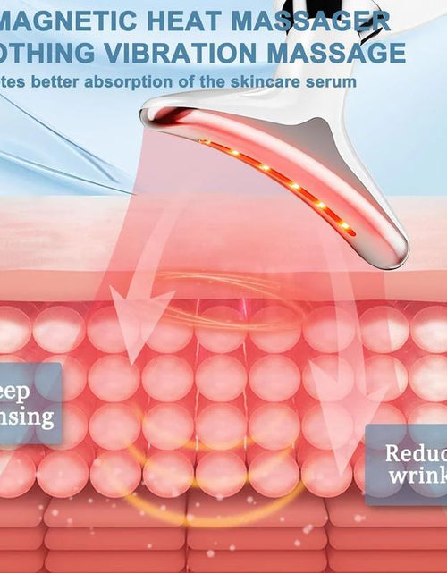 Load image into Gallery viewer, 7-In-1 Neck Face Massager, 7 Color Led Face Neck Massage for Skin Care at Home, Portable Facial Massager,Face Sculpting Tool,Multifunctional Vibration
