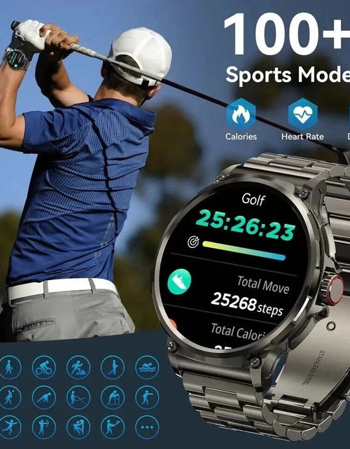 Load image into Gallery viewer, 1.85&quot; Ultra HD Smartwatch GPS Bluetooth Call Health Monitoring Watch Gym Gift
