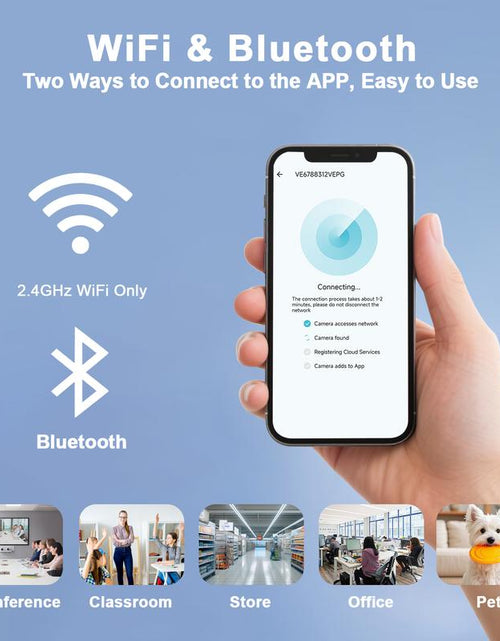 Load image into Gallery viewer, Mini Wi-Fi Surveillance Camera with Strong Magnet: 2K HD Resolution, Night Vision, 2-Hour Battery Life/USB Power, 32GB Memory Card, Compatible with iOS/Android App
