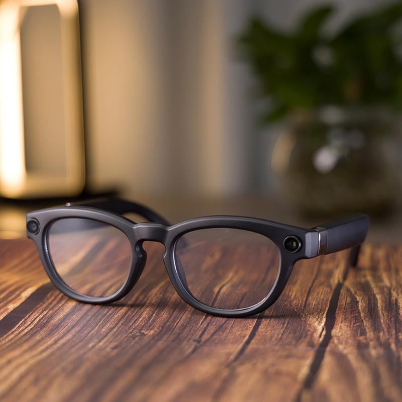 AI Smart Glasses with 1080P HD Camera, Real-Time AI Translation, and Open-Ear Bluetooth Speaker for Men and Women