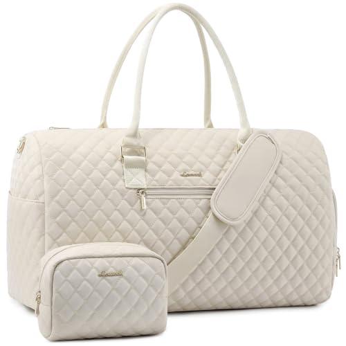 Load image into Gallery viewer, Women&#39;s Travel Duffle Bag with Toiletry Compartment, Overnight Shoe Storage, and Wet Pocket - Ideal for Gym, Weekend Getaways, and Labor &amp; Delivery
