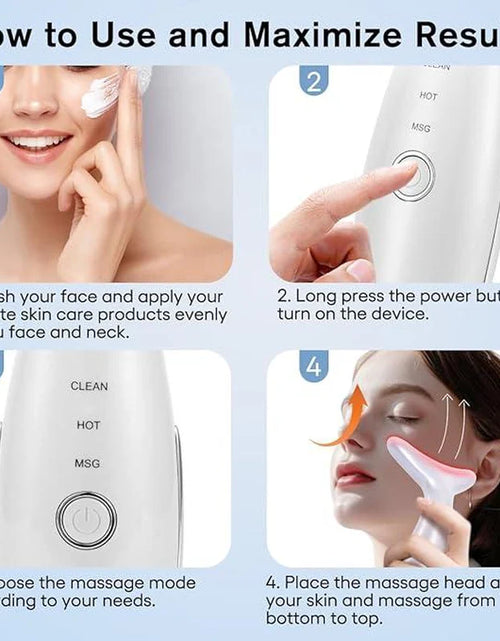 Load image into Gallery viewer, 7-In-1 Neck Face Massager, 7 Color Led Face Neck Massage for Skin Care at Home, Portable Facial Massager,Face Sculpting Tool,Multifunctional Vibration
