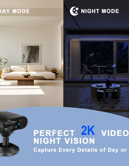 Load image into Gallery viewer, Mini Wi-Fi Surveillance Camera with Strong Magnet: 2K HD Resolution, Night Vision, 2-Hour Battery Life/USB Power, 32GB Memory Card, Compatible with iOS/Android App
