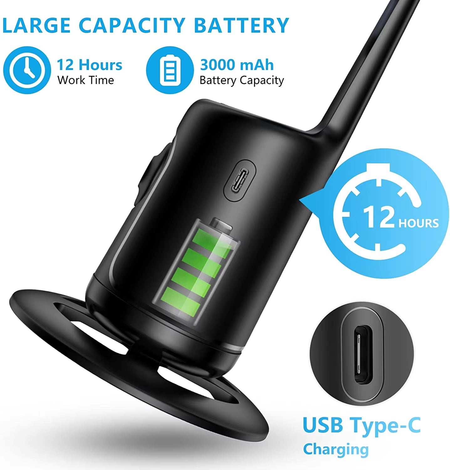 Auto Tracking Gimbal Stabilizer with AI Camera Recognition for Body and Face Tracking, 360° Rotation, Intelligent Follow, and Live Streaming Phone Mount