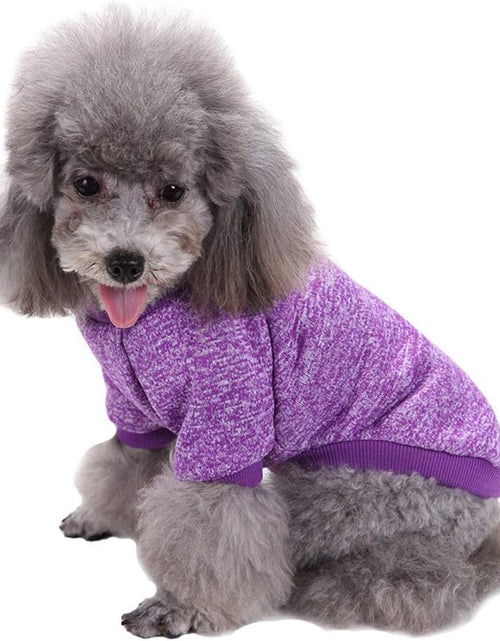 Load image into Gallery viewer, Pet Dog Sweater Warm Dog Pajamas Soft Cat Sweater Puppy Clothes Small Dogs Sweater Winter Doggie Sweatshirt
