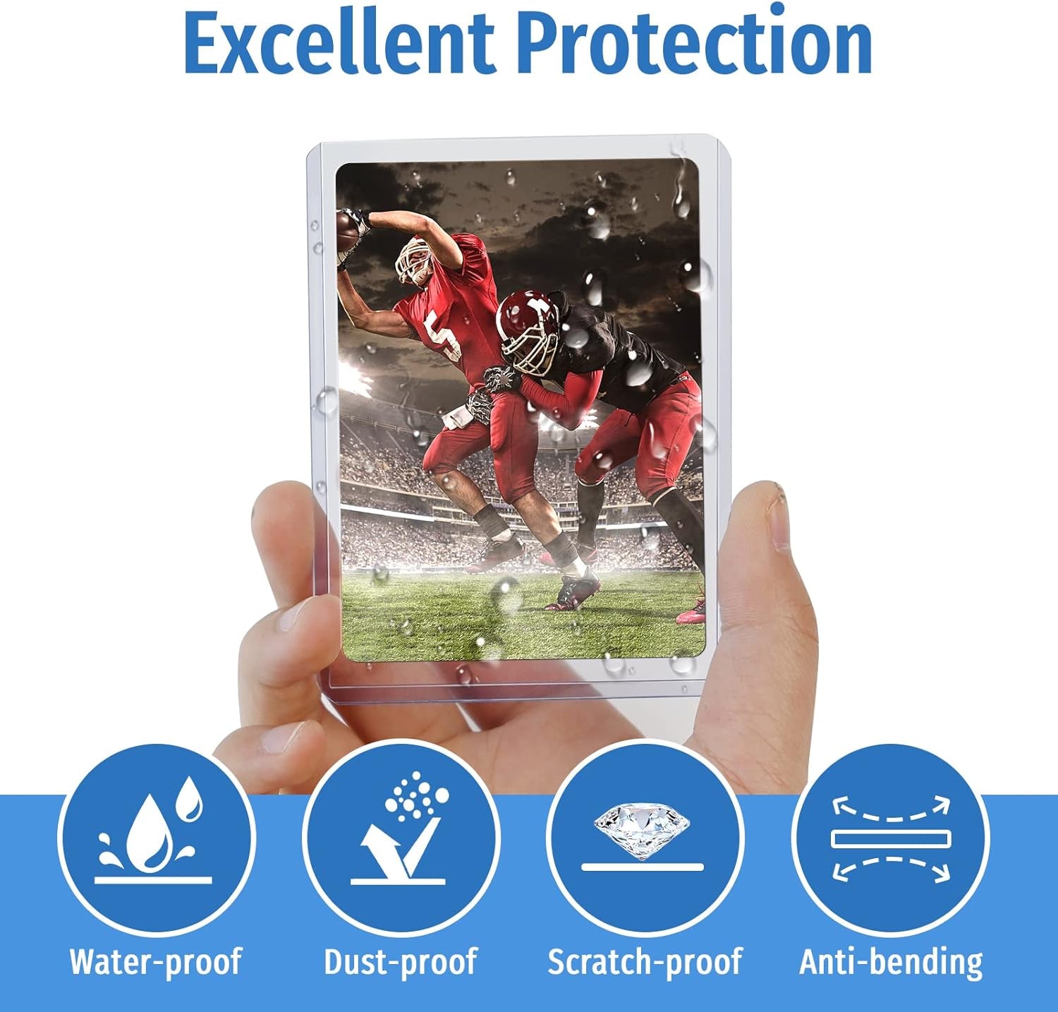 Top Loader Sleeves Baseball Card Sleeves Trading Card Sleeve Baseball Card Protectors Toploader Card Protectors (30 Count)