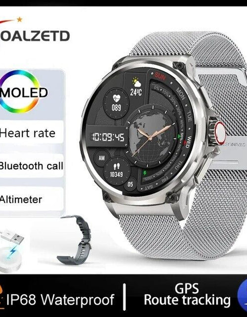 Load image into Gallery viewer, 1.85&quot; Ultra HD Smartwatch GPS Bluetooth Call Health Monitoring Watch Gym Gift
