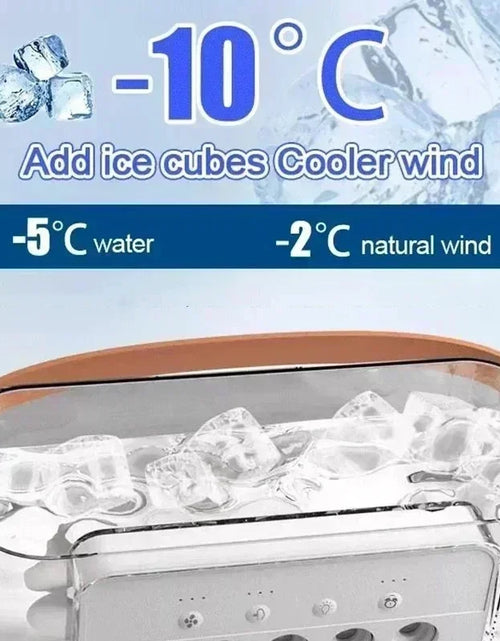 Load image into Gallery viewer, New 3 in 1 Fan Air Conditioner Household Mini Air Cooler LED Night Light Portable Humidifier Air Adjustment Fan Office Home Fan
