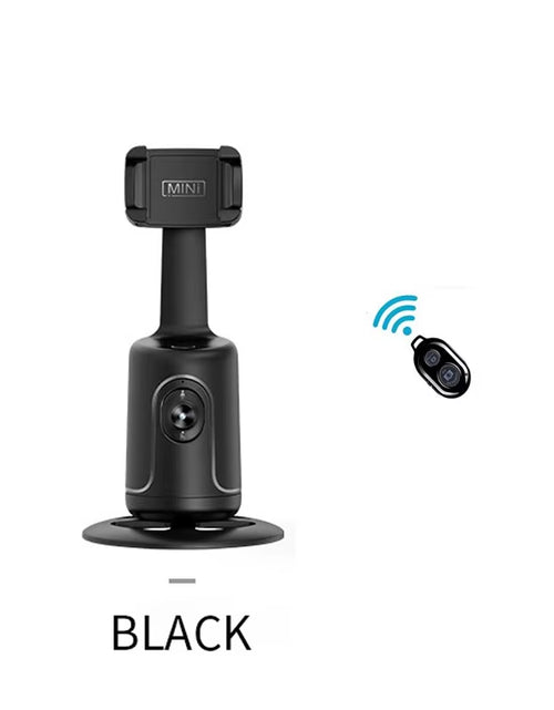 Load image into Gallery viewer, Auto Tracking Gimbal Stabilizer with AI Camera Recognition for Body and Face Tracking, 360° Rotation, Intelligent Follow, and Live Streaming Phone Mount
