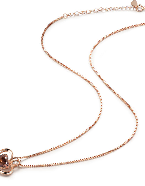 Load image into Gallery viewer, Heart Necklaces for Women 925 Sterling Silver Pendant Necklace Rose Gold White Gold/14K Gold Plated Love Necklace for Her Girlfriend Wife Valentines Day Birthday Women Jewelry Gifts 18&quot;+2&quot;

