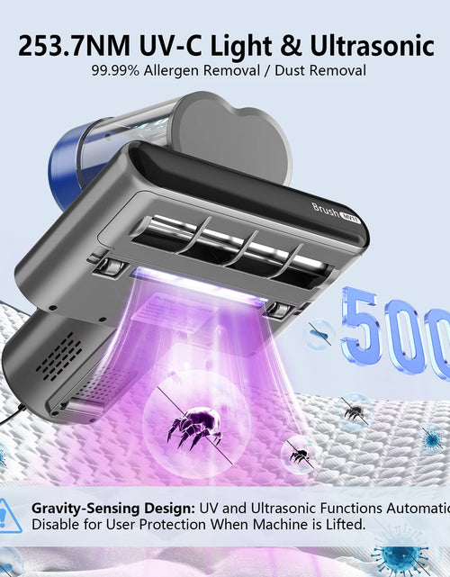 Load image into Gallery viewer, 16Kpa Handheld Mattress Vacuum Cleaner, UV Light for Deep Cleaning Beds &amp; Sofas
