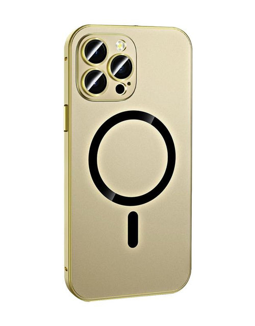 Load image into Gallery viewer, Alloy Aluminum Magnetic Case for iPhone 17 Pro Max, 16, 15, 14, 13, 12 Pro Max and iPhone Air 17 - Ultra-Thin Full Coverage Lens Protection
