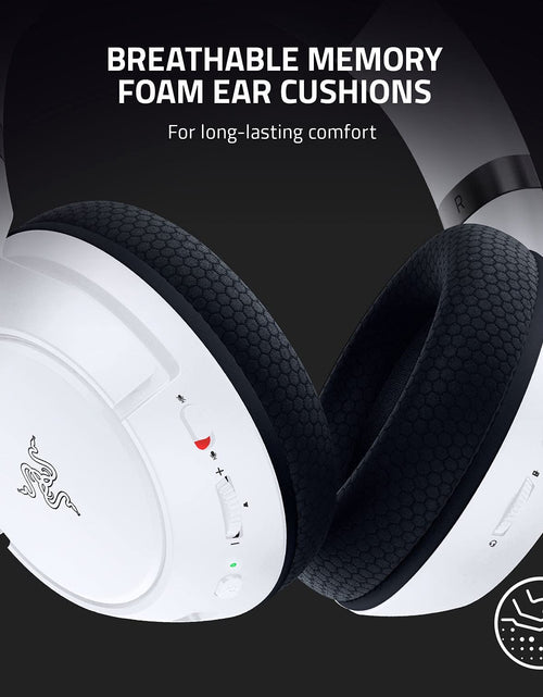 Load image into Gallery viewer, Kaira Wireless Gaming Headset for Xbox Series X|S, Xbox One: Triforce Titanium 50Mm Drivers - Cardioid Mic - Breathable Memory Foam Ear Cushions - EQ Pairing Button - Windows Sonic - White
