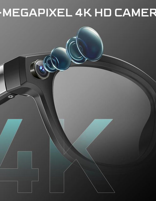 Load image into Gallery viewer, AI Smart Glasses with 1080P HD Camera, Real-Time AI Translation, and Open-Ear Bluetooth Speaker for Men and Women
