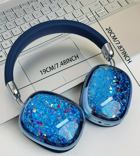 YANUQIA Wireless Over-Ear Headphones with Hi-Fi Stereo Sound and Noise Cancellation, Ideal for Travel, Work, Sports, and Gaming, Featuring Built-In Microphone and Extended Battery Life, Compatible with iPhone, Laptops, and iOS/Android Devices