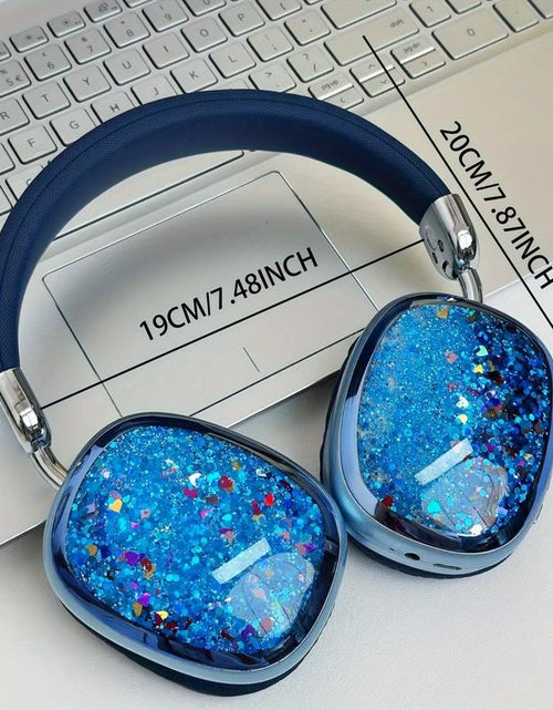 Load image into Gallery viewer, YANUQIA Wireless Over-Ear Headphones with Hi-Fi Stereo Sound and Noise Cancellation, Ideal for Travel, Work, Sports, and Gaming, Featuring Built-In Microphone and Extended Battery Life, Compatible with iPhone, Laptops, and iOS/Android Devices
