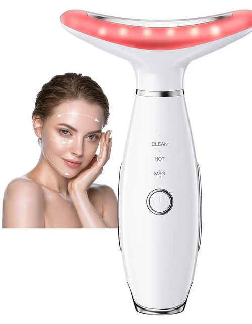 Load image into Gallery viewer, 7-In-1 Neck Face Massager, 7 Color Led Face Neck Massage for Skin Care at Home, Portable Facial Massager,Face Sculpting Tool,Multifunctional Vibration

