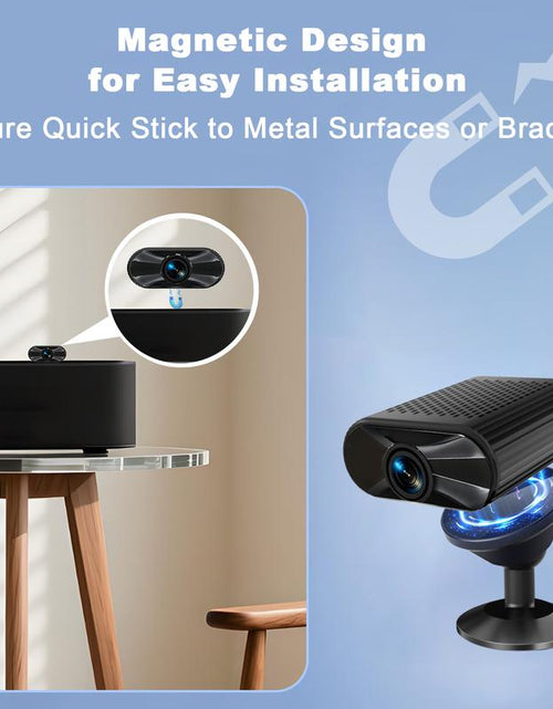 Load image into Gallery viewer, Mini Wi-Fi Surveillance Camera with Strong Magnet: 2K HD Resolution, Night Vision, 2-Hour Battery Life/USB Power, 32GB Memory Card, Compatible with iOS/Android App
