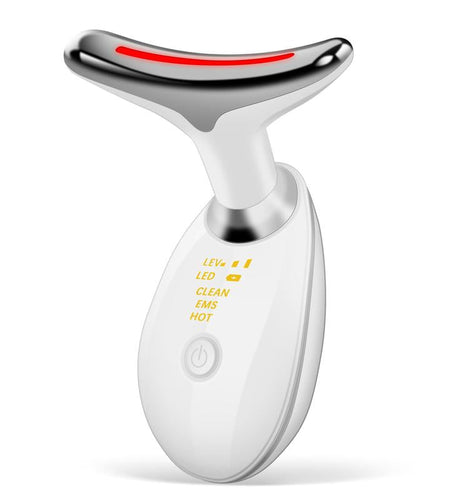 7-In-1 Neck Face Massager, 7 Color Led Face Neck Massage for Skin Care at Home, Portable Facial Massager,Face Sculpting Tool,Multifunctional Vibration