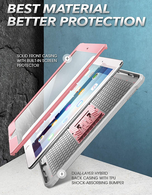 Load image into Gallery viewer, Unicorn Beetle Pro Series Case for Ipad 10.2 (2021/2020/2019), with Built-In Screen Protector Protective Case for Ipad 9Th Generation/8Th Generation/7Th Generation (Rosegold)
