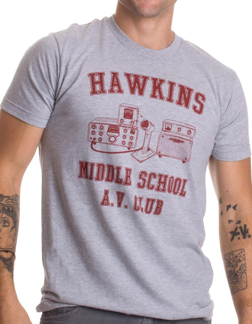 Load image into Gallery viewer, Hawkins Middle School A.V. Club | Vintage Style 80S Costume AV Hawkin T-Shirt
