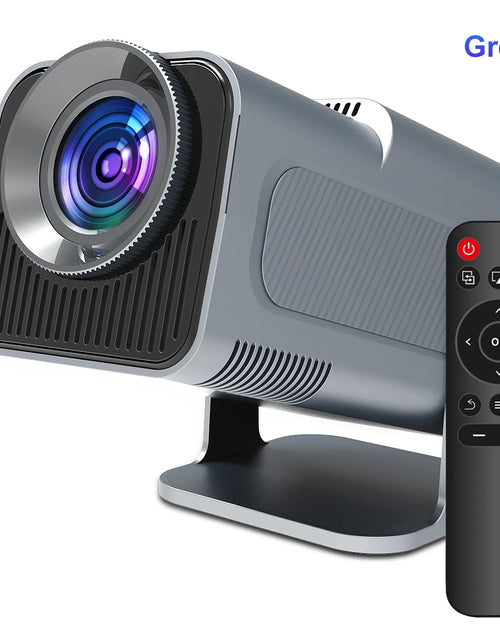 Load image into Gallery viewer, HY320 4K HD Projector with Android 11, WiFi 6, Allwinner H713, 390 ANSI Lumens, Bluetooth 5.0, 1920x1080P, Upgraded Portable Outdoor Model
