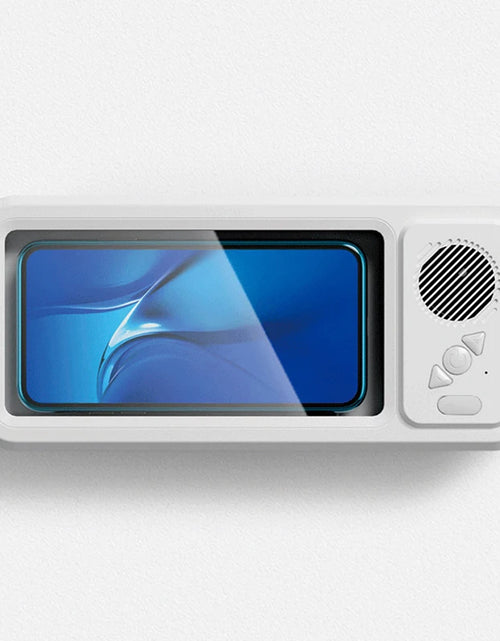 Load image into Gallery viewer, Waterproof Bathroom Phone Case with Bluetooth Speaker and Wall Mount Holder - Anti-Fog Design for Shower and Kitchen Use
