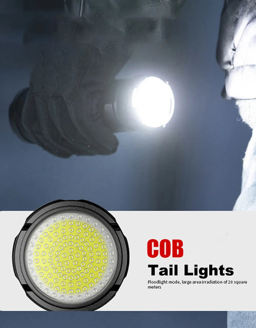 Load image into Gallery viewer, 1000W Rechargeable Emergency Spotlight with 9km Range and 990,000,000 Lumens - High-Performance Tactical LED Flashlight with 15,000mAh Battery
