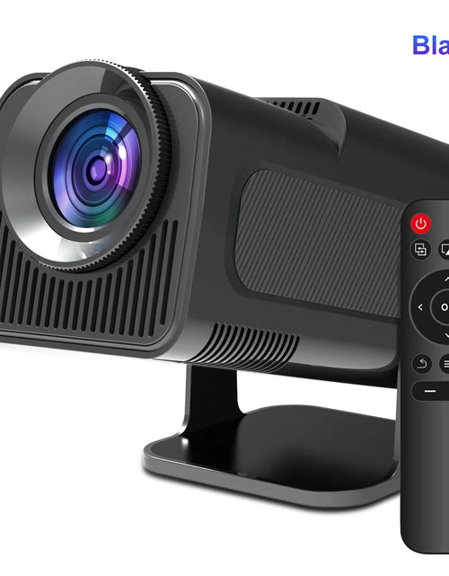 Load image into Gallery viewer, HY320 4K HD Projector with Android 11, WiFi 6, Allwinner H713, 390 ANSI Lumens, Bluetooth 5.0, 1920x1080P, Upgraded Portable Outdoor Model
