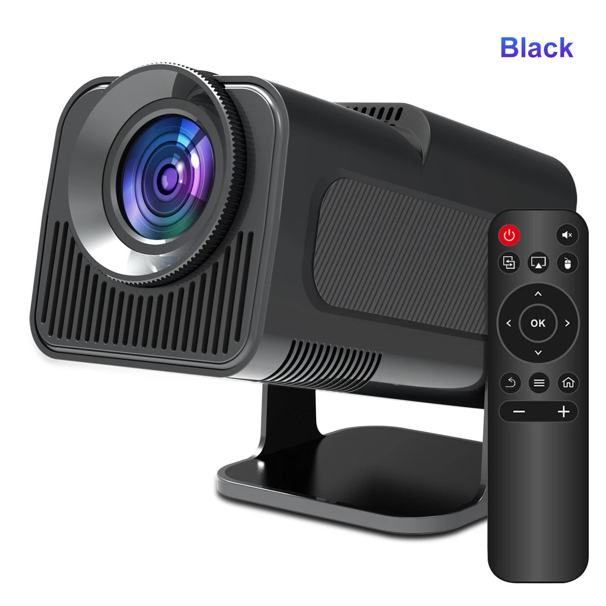 HY320 4K HD Projector with Android 11, WiFi 6, Allwinner H713, 390 ANSI Lumens, Bluetooth 5.0, 1920x1080P, Upgraded Portable Outdoor Model
