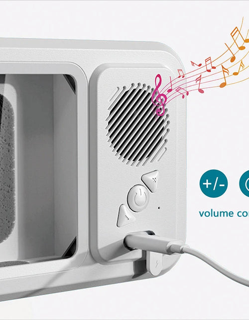 Load image into Gallery viewer, Waterproof Bathroom Phone Case with Bluetooth Speaker and Wall Mount Holder - Anti-Fog Design for Shower and Kitchen Use
