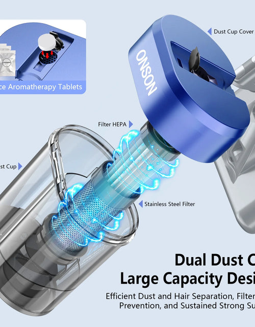 Load image into Gallery viewer, 16Kpa Handheld Mattress Vacuum Cleaner, UV Light for Deep Cleaning Beds &amp; Sofas
