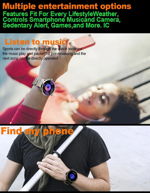 Load image into Gallery viewer, 1.85&quot; Ultra HD Smartwatch GPS Bluetooth Call Health Monitoring Watch Gym Gift
