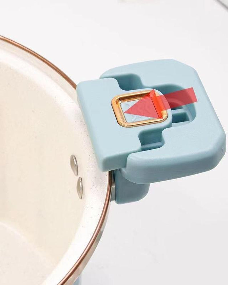 Non-Stick Enamel Micro Pressure Cooker - 2.11 Gallon Large Capacity with Push-Pull Lock for Soups and Stews - Oval Stainless Steel Cookware in White