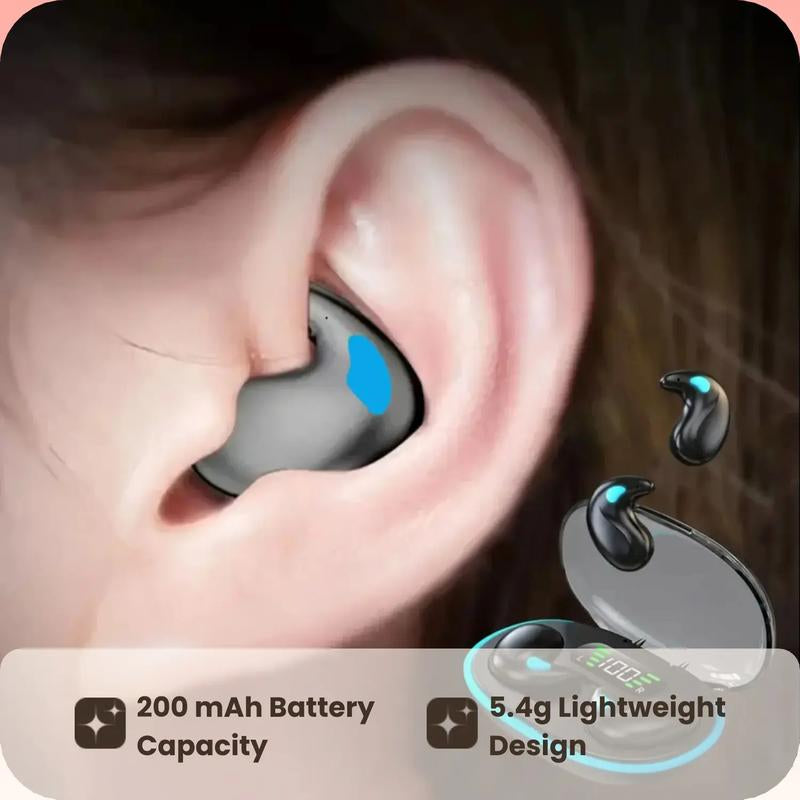 Wireless Bluetooth-Compatible Sleeping Earbuds with Noise Cancelling Technology - Multifunctional True Wireless Headphones for School and Gifting