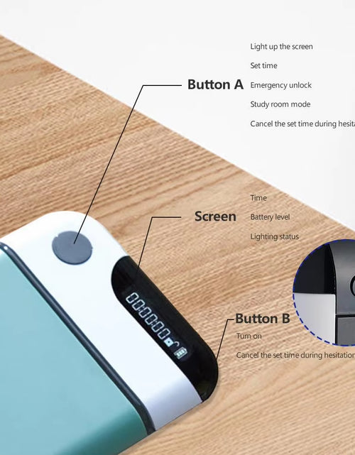 Load image into Gallery viewer, Portable Mobile Phone Lock Box Timer Smartphone Locking Case Safe Timed Lockbox Self-Discipline Keepin Box Limit Cell Phones Use
