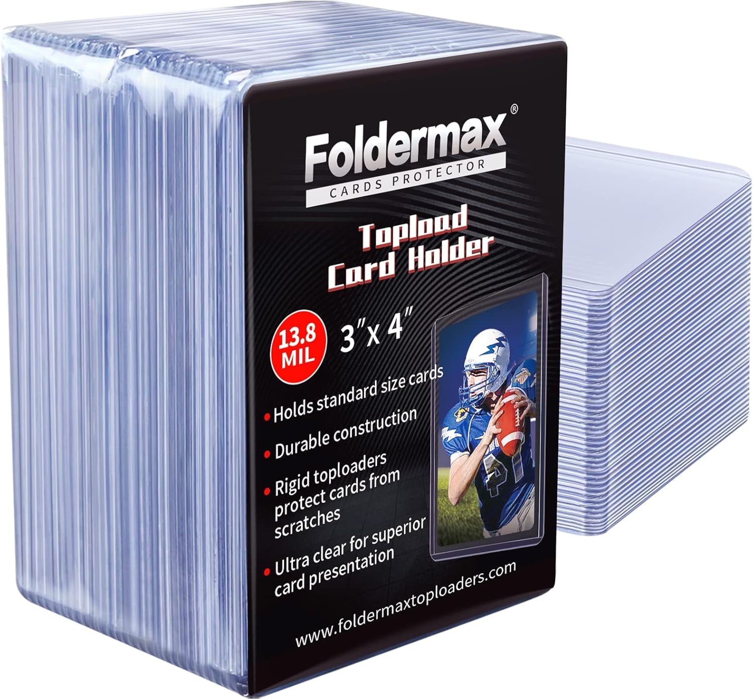 Top Loader Sleeves Baseball Card Sleeves Trading Card Sleeve Baseball Card Protectors Toploader Card Protectors (30 Count)
