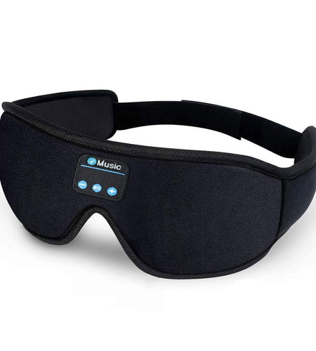 HITOZON Wireless Sleep Headphones and 3D Eye Mask with Ultra-Thin HD Stereo Speakers for Enhanced Comfort During Sleep, Workouts, and Travel - Bluetooth Compatible, Unisex, Ideal for Meditation and Insomnia Relief