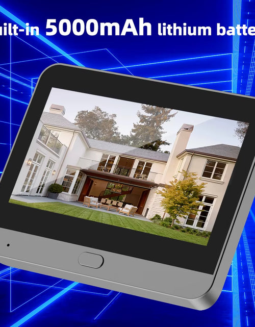 Load image into Gallery viewer, 3MP Smart Life Tuya 1080P Wi-Fi Doorbell Eye Peephole Camera with 5000mAh Battery, PIR Motion Detection, IR Night Vision, Alexa and Google Assistant Compatible
