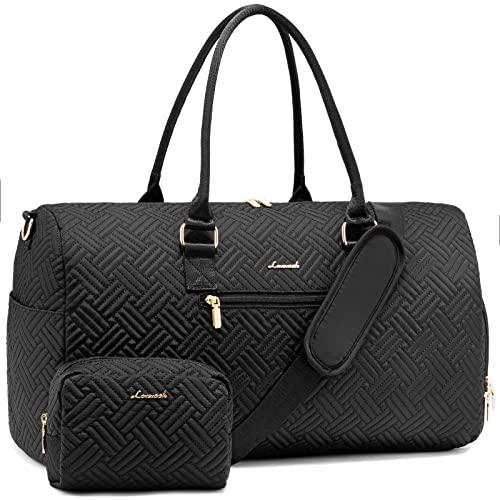 Women's Travel Duffle Bag with Toiletry Compartment, Overnight Shoe Storage, and Wet Pocket - Ideal for Gym, Weekend Getaways, and Labor & Delivery