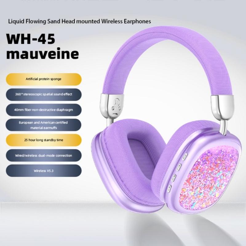YANUQIA Wireless Over-Ear Headphones with Hi-Fi Stereo Sound and Noise Cancellation, Ideal for Travel, Work, Sports, and Gaming, Featuring Built-In Microphone and Extended Battery Life, Compatible with iPhone, Laptops, and iOS/Android Devices