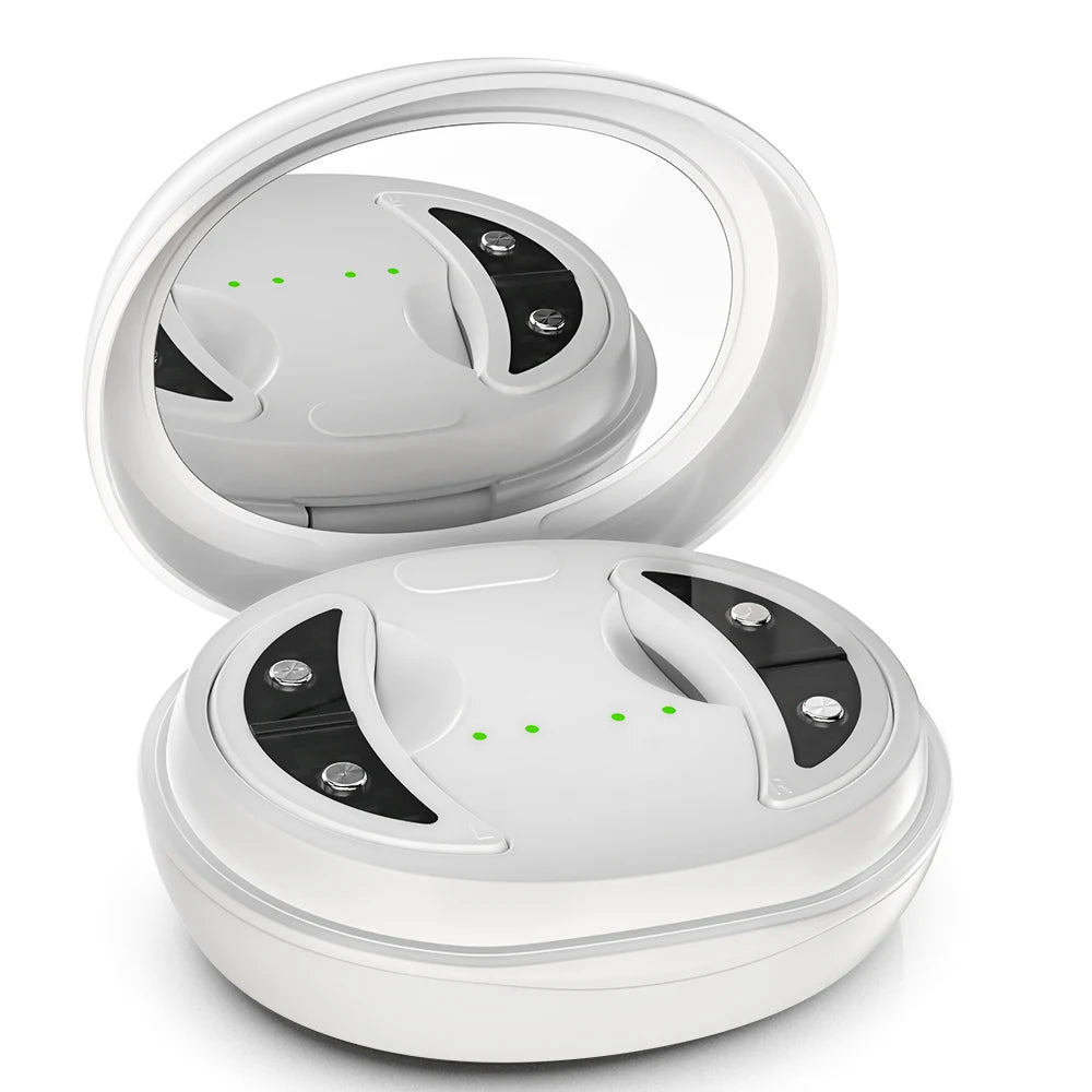 Micro-Current Pulse Eye Beauty Device for Women Home Use Red Light Heating Reduce Dark Circles Eye Bags Fine Lines Eye Care Tool