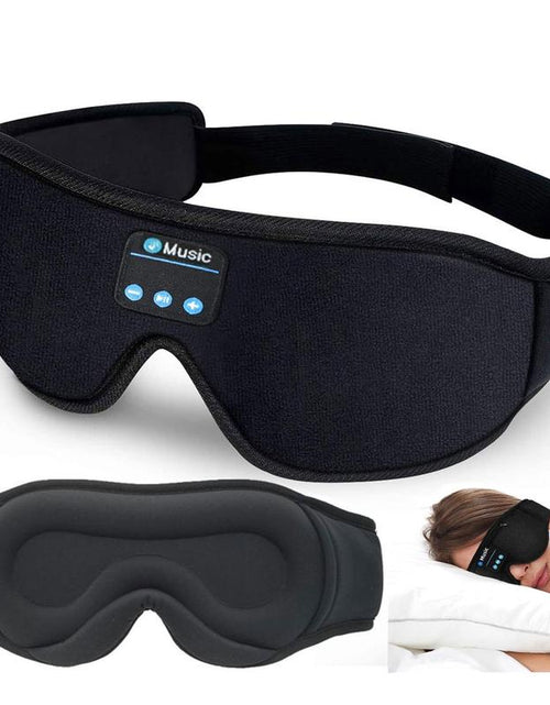 Load image into Gallery viewer, HITOZON Wireless Sleep Headphones and 3D Eye Mask with Ultra-Thin HD Stereo Speakers for Enhanced Comfort During Sleep, Workouts, and Travel - Bluetooth Compatible, Unisex, Ideal for Meditation and Insomnia Relief
