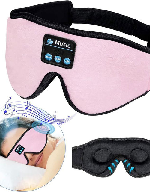 Load image into Gallery viewer, HITOZON Wireless Sleep Headphones and 3D Eye Mask with Ultra-Thin HD Stereo Speakers for Enhanced Comfort During Sleep, Workouts, and Travel - Bluetooth Compatible, Unisex, Ideal for Meditation and Insomnia Relief
